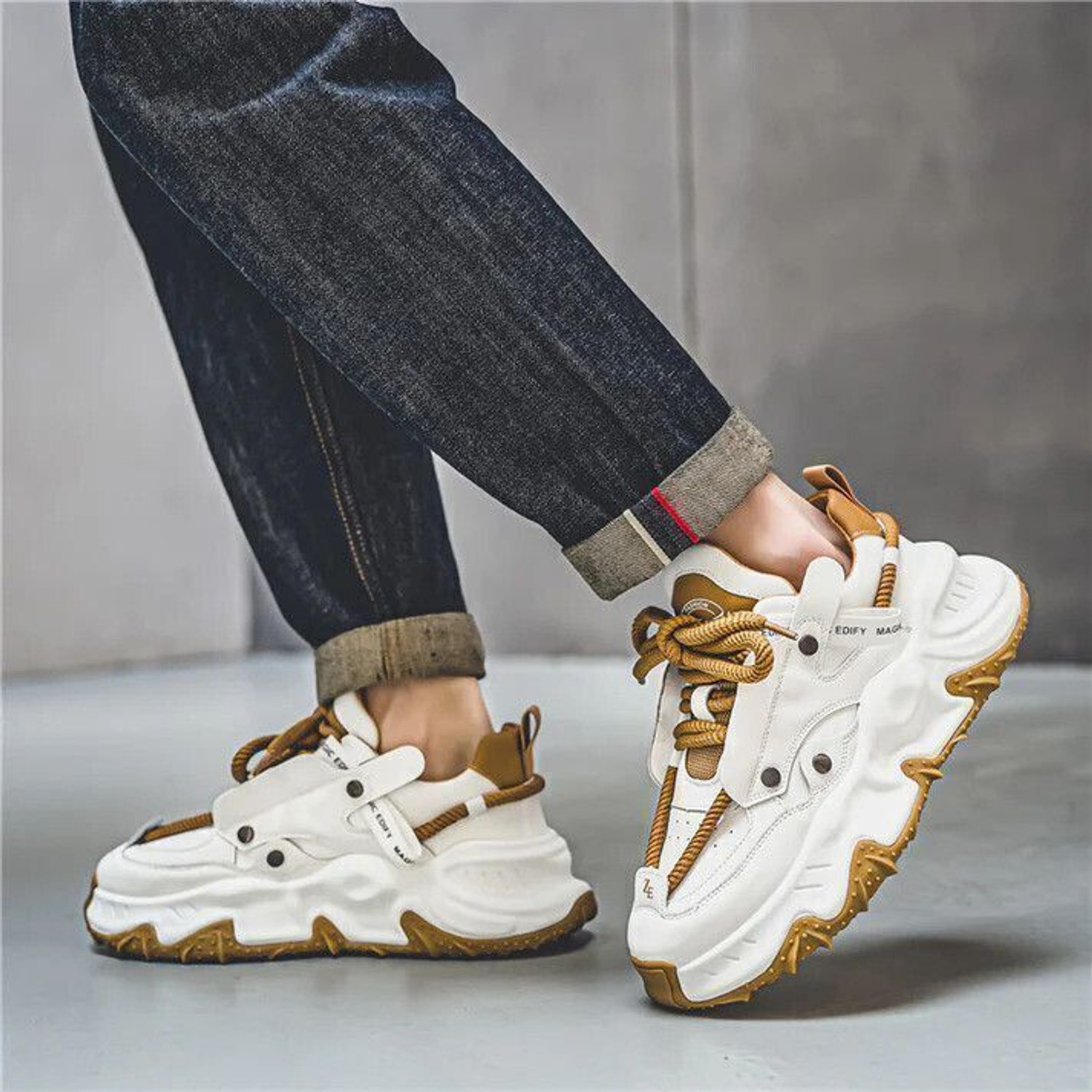 Image of Tlizrok Men's Casual Retro High Premium Quality Shoes For Men And Boys Sneakers For Men