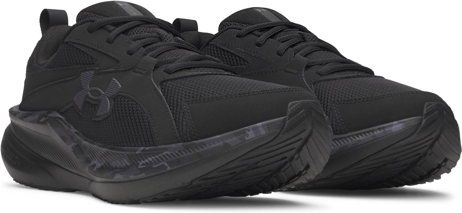 UNDER ARMOUR Assert 11 Camo Black Running Shoes For Men - Image 5