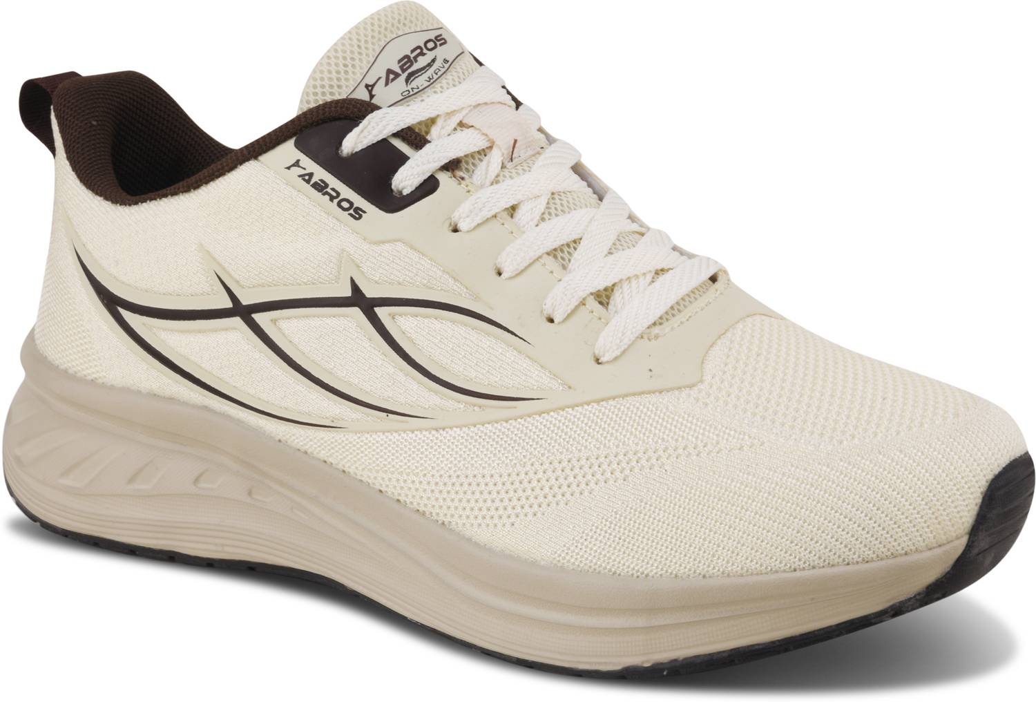 Abros VIP Walking Shoes For Men - Beige - Image 3