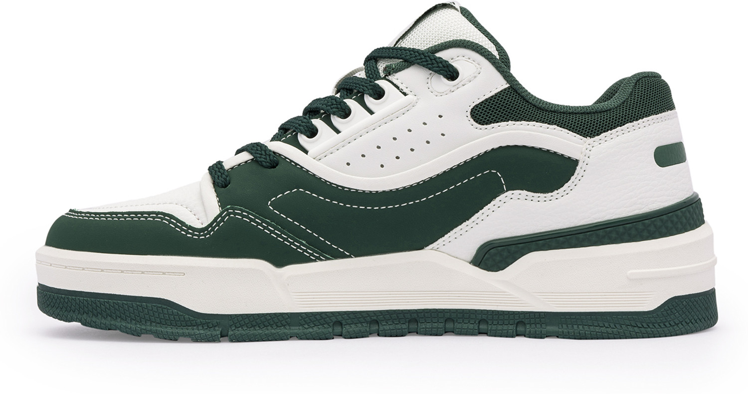 Image of RED TAPE Low Cut Green Sneakers For Men