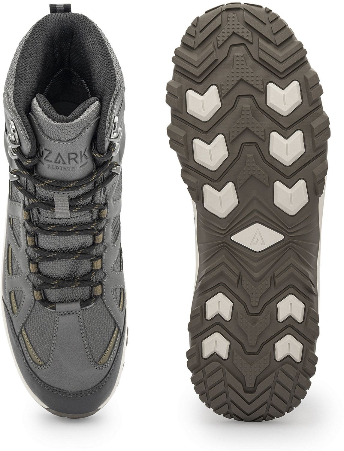 Image of RED TAPE Ozark High-Top Outdoor Hiking & Trekking Shoes For Men