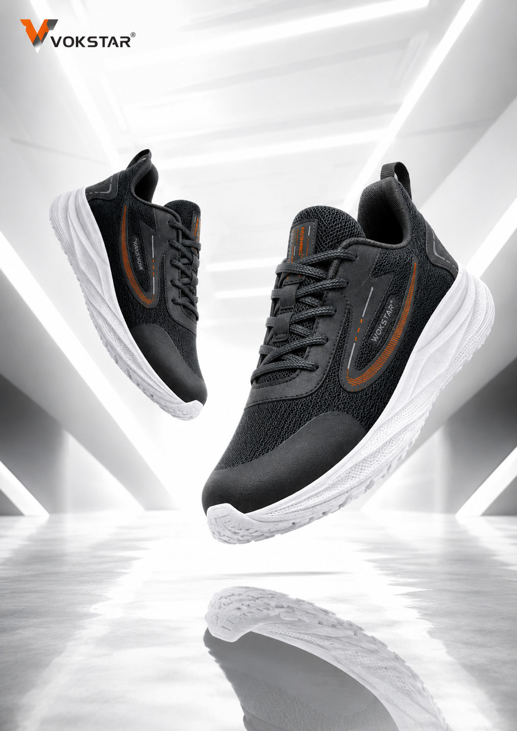 Image of Vokstar Men's Sports Shoes | Durable Lightweight Gym & Walking Sneakers Casuals For Men
