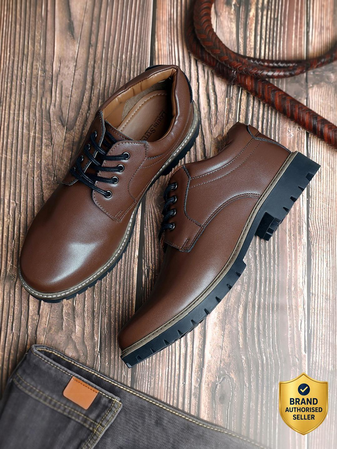Image of LOUIS STITCH Boots for Men suitable for Biking Hiking - (RGBT-WL) UK 12 Casuals For Men