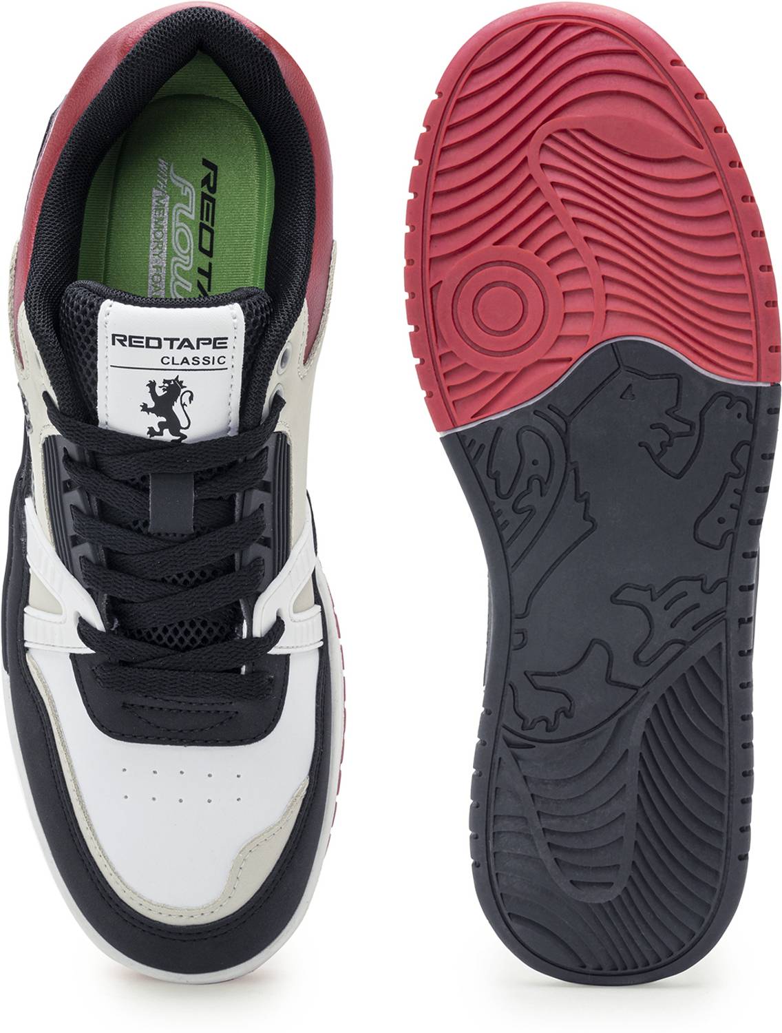 RED TAPE Men's Red Sneakers - Image 5