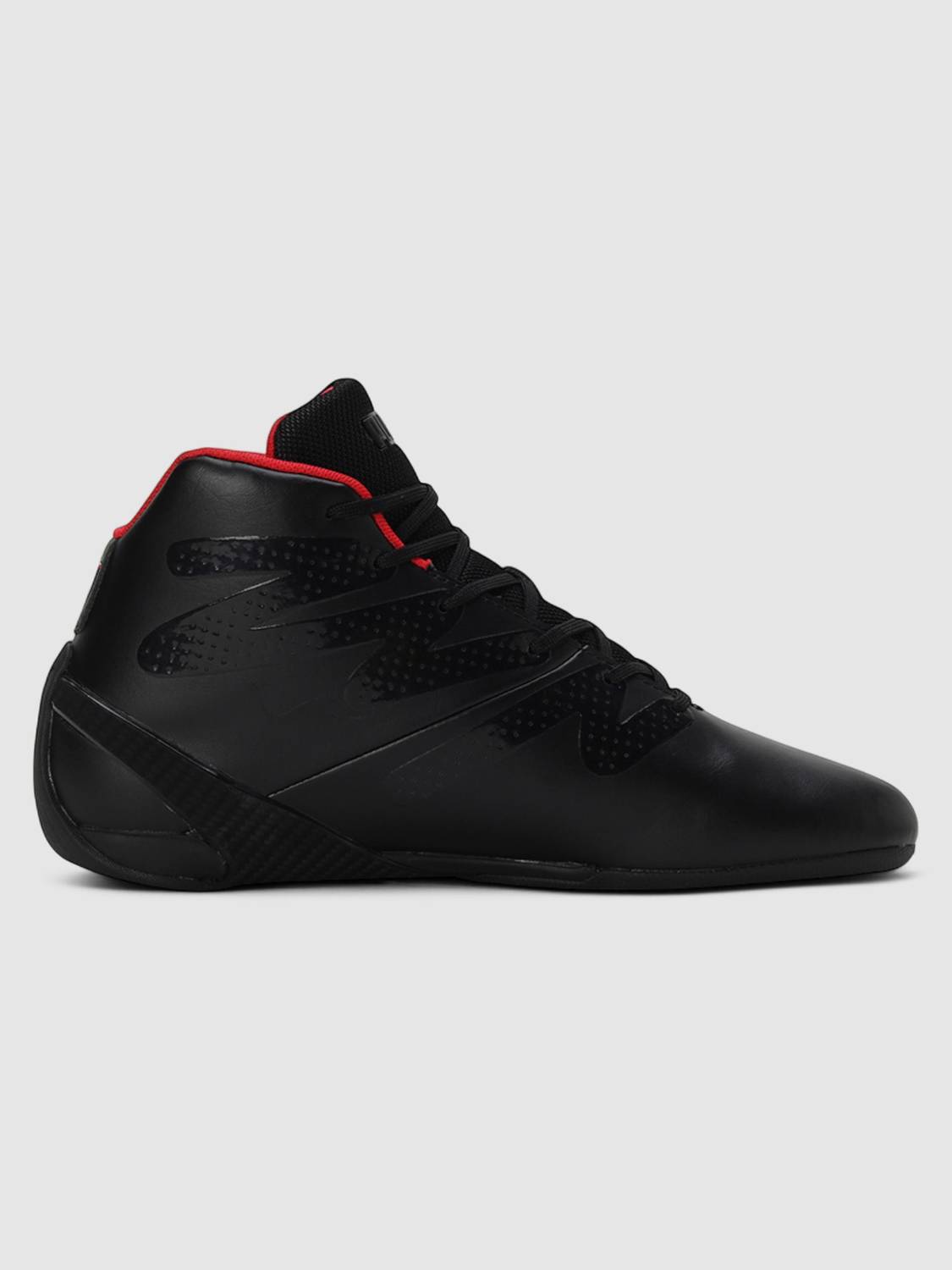 PUMA Ferrari Carbon Cat Mid Sneakers For Men Black - Image 2