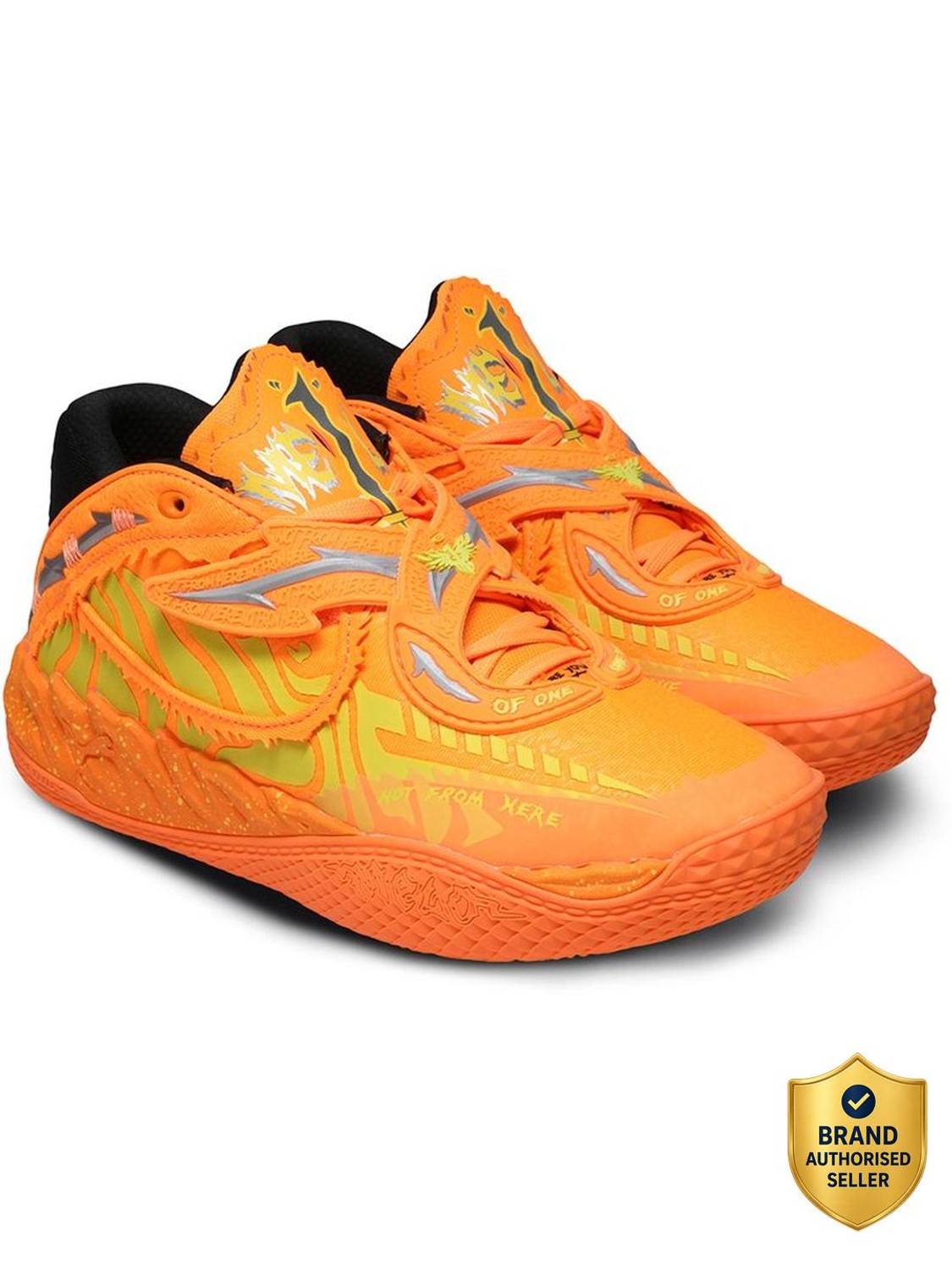 PUMA MB.05 Fast & Furious LA Basketball Shoes For Men Orange