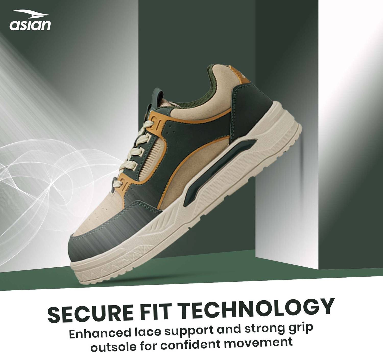 Men's Stylish Casual Colourblocked Sneakers - Image 4