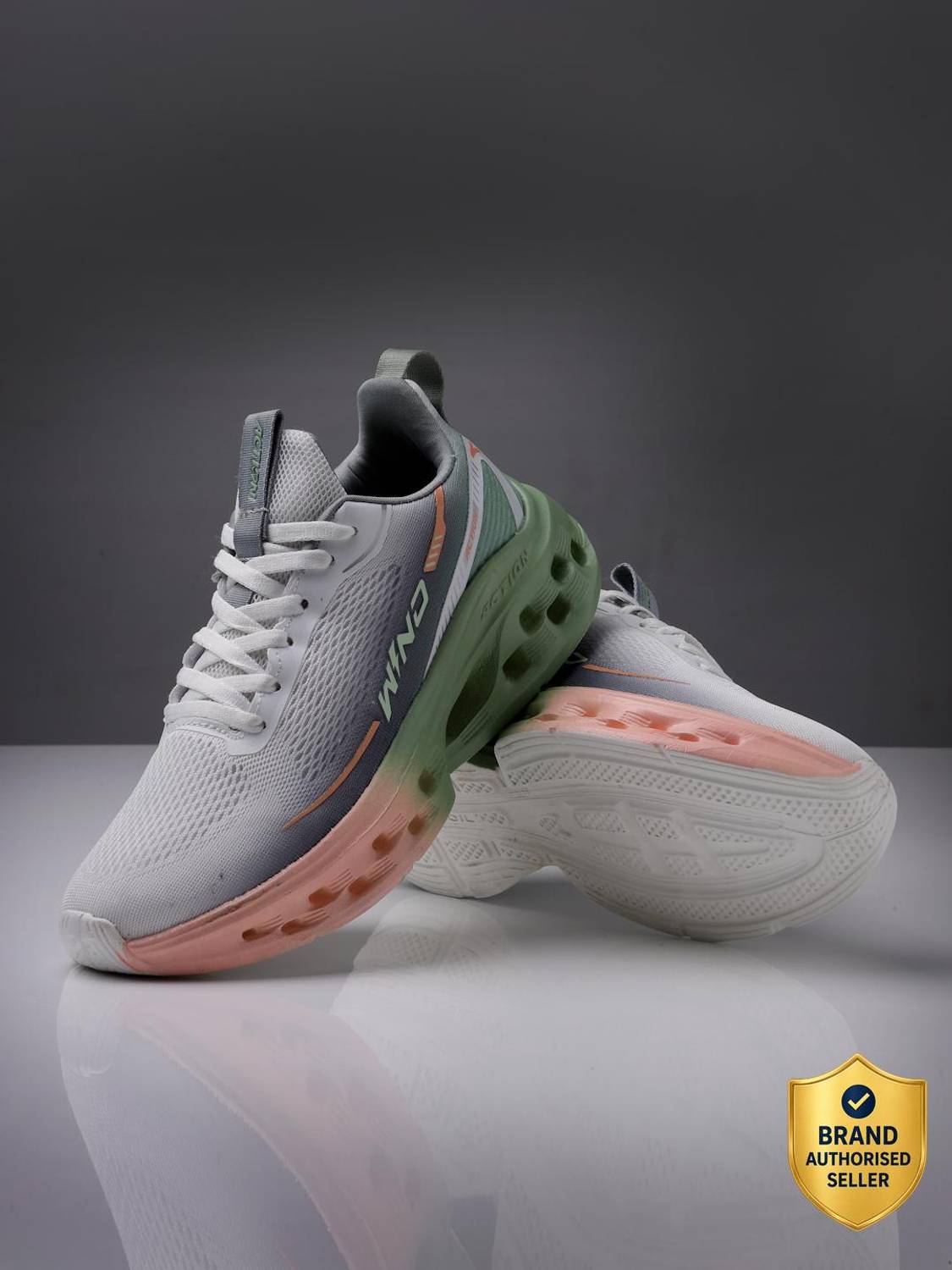 action Athleo KIA-213 Lightweight Breathable Comfortable Sports Slip-On Running Shoes For Women