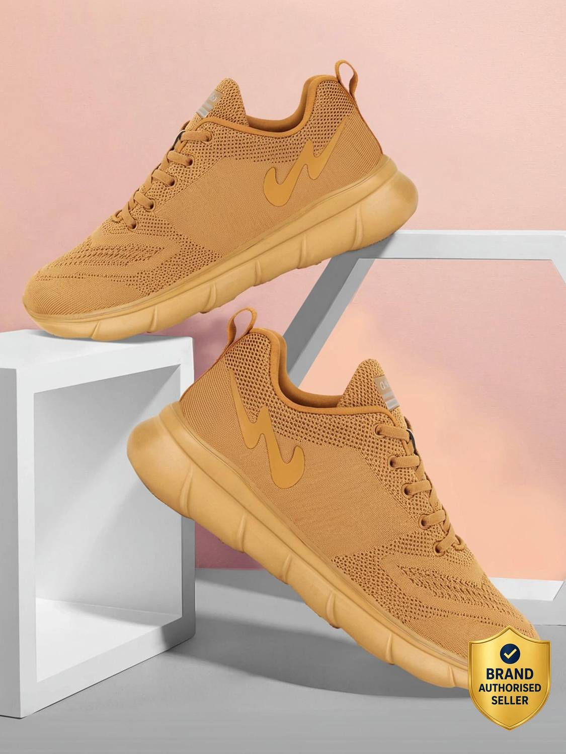 CAMPUS VIBGYOR Brown Walking Shoes For Men - Image 1