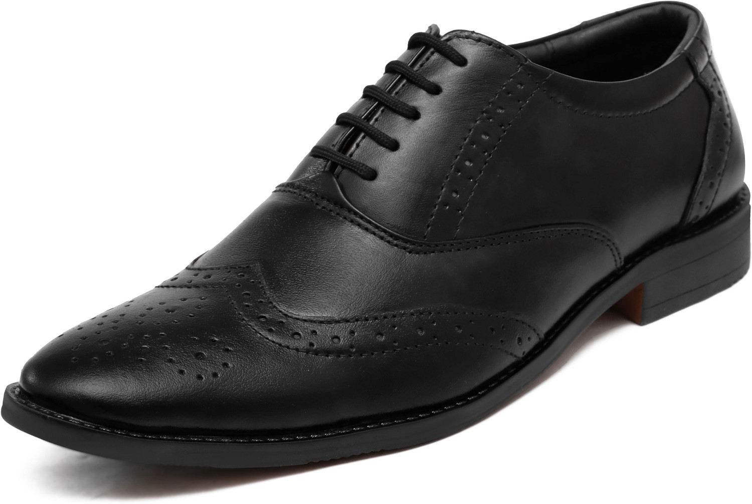 Image of Aramish Genuine Leather Laceup Formal Brogues For Men