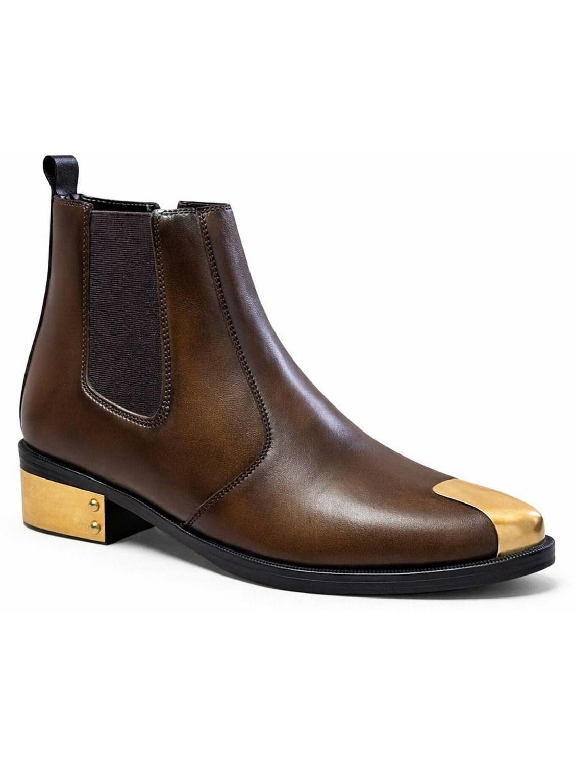 DIVSA Men's Synthetic Leather Zip Chelsea Boots - Image 1