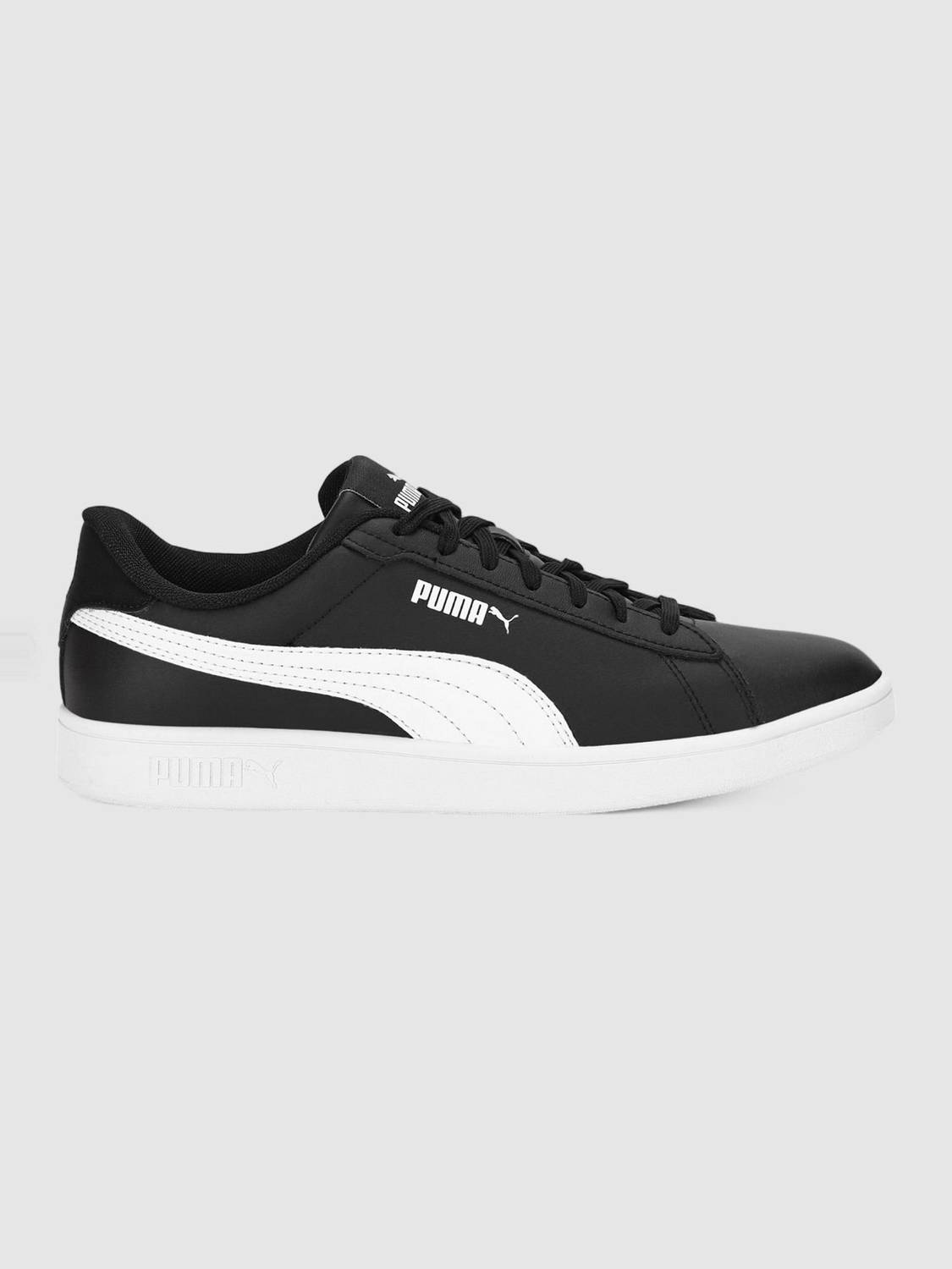 PUMA Smash 3.0 L Black Men's Sneakers - Image 4