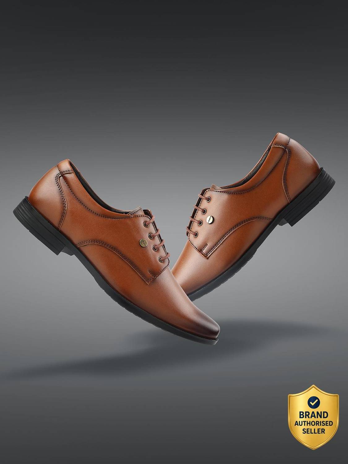 LIBERTY Fortune BENSTOCK1E Formal Shoes With TPR Sole | Durable & Comfortable Lacing Derby For Men