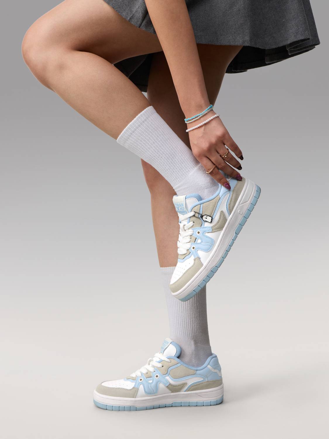 The Souled Store Women White Sneakers - Image 4