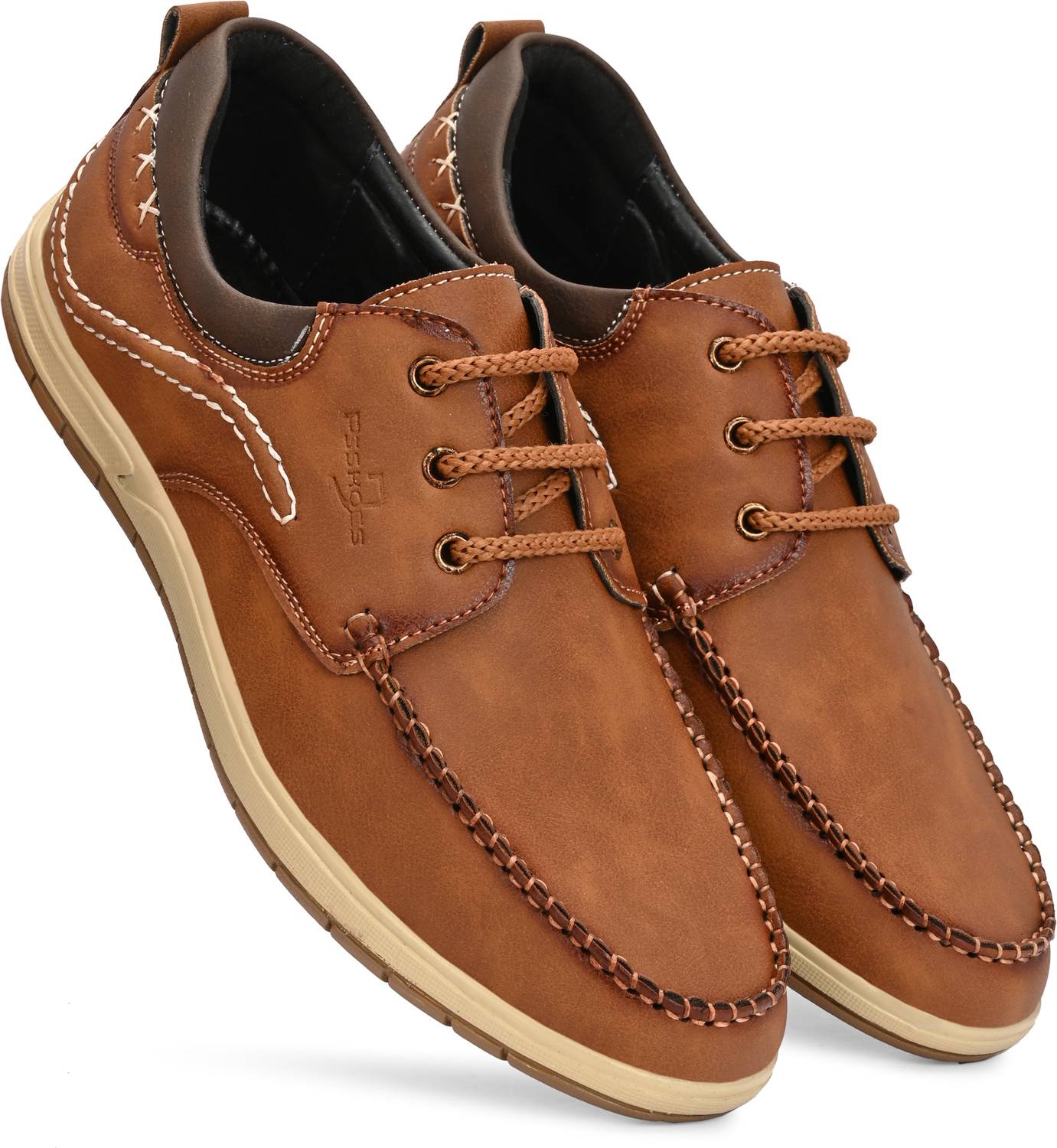 PS SHOES Men's Synthetic Leather Loafers - Image 2