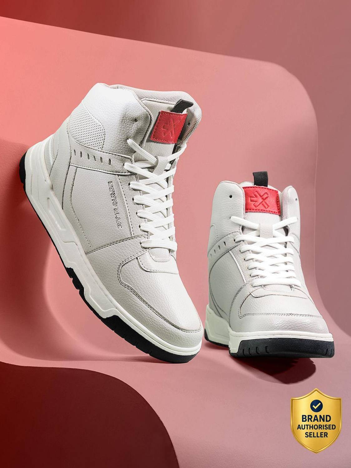 HRX by Hrithik Roshan Men's Gray Sneakers - Image 1