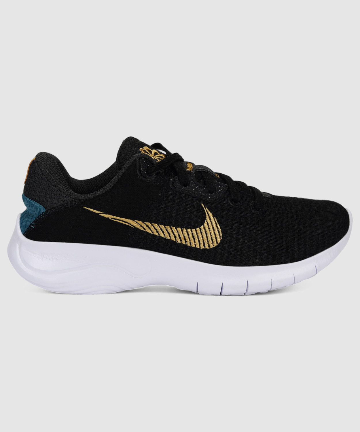 Image of NIKE W Flex Experience RN 11 NN Running Shoes For Women (Black, 2.5)