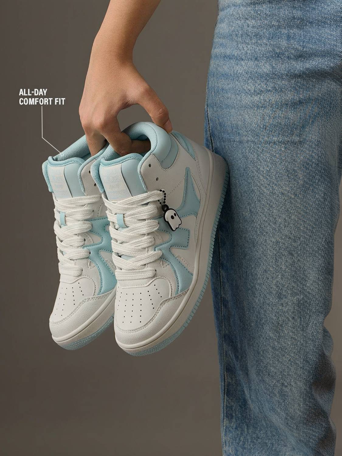 The Souled Store Men's White Sneakers - Image 4