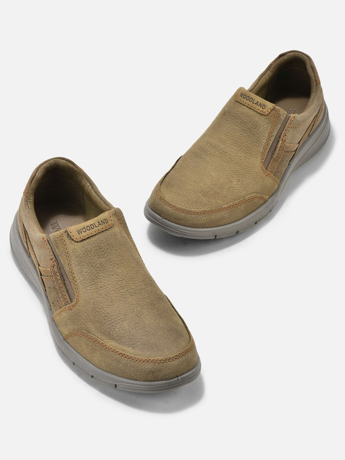 Image of WOODLAND Slip On Lightweight Comfortable Easy Wear Casuals For Men