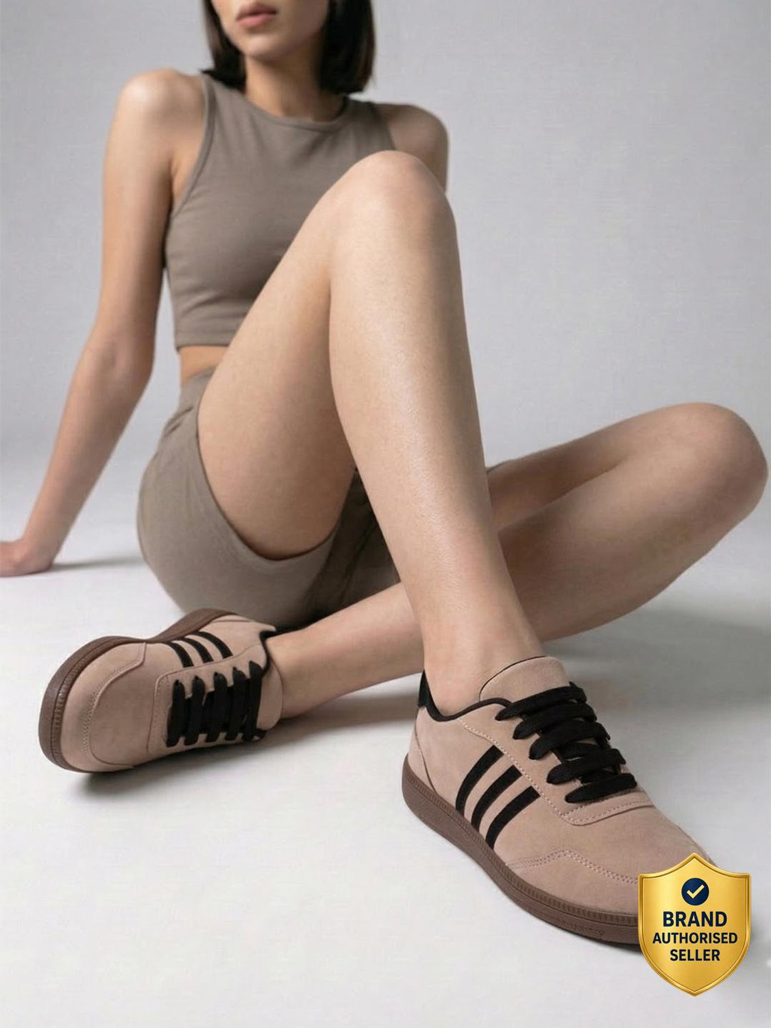 Image of KILLER Stylish Velvet Casual Sneakers for Women Sneakers For Women