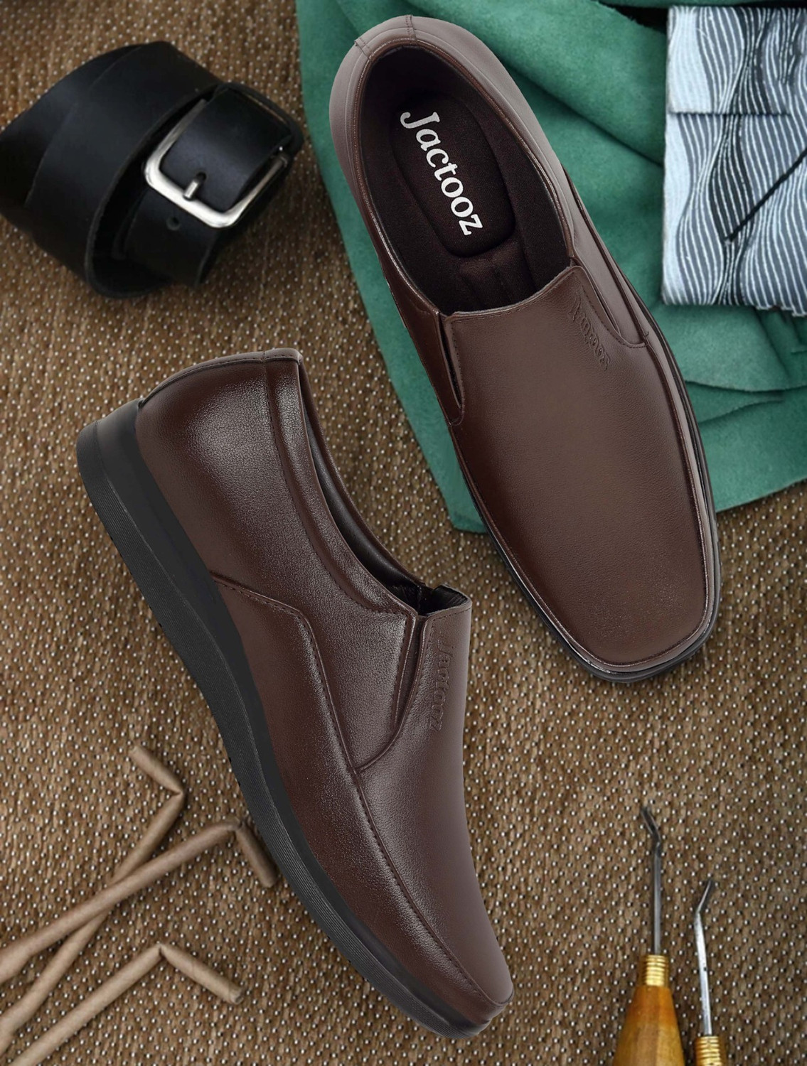 Image of Jactooz New Light Weight,Comfortable,Trendy, Synthetic,Leather Shoes For Men Slip On For Men