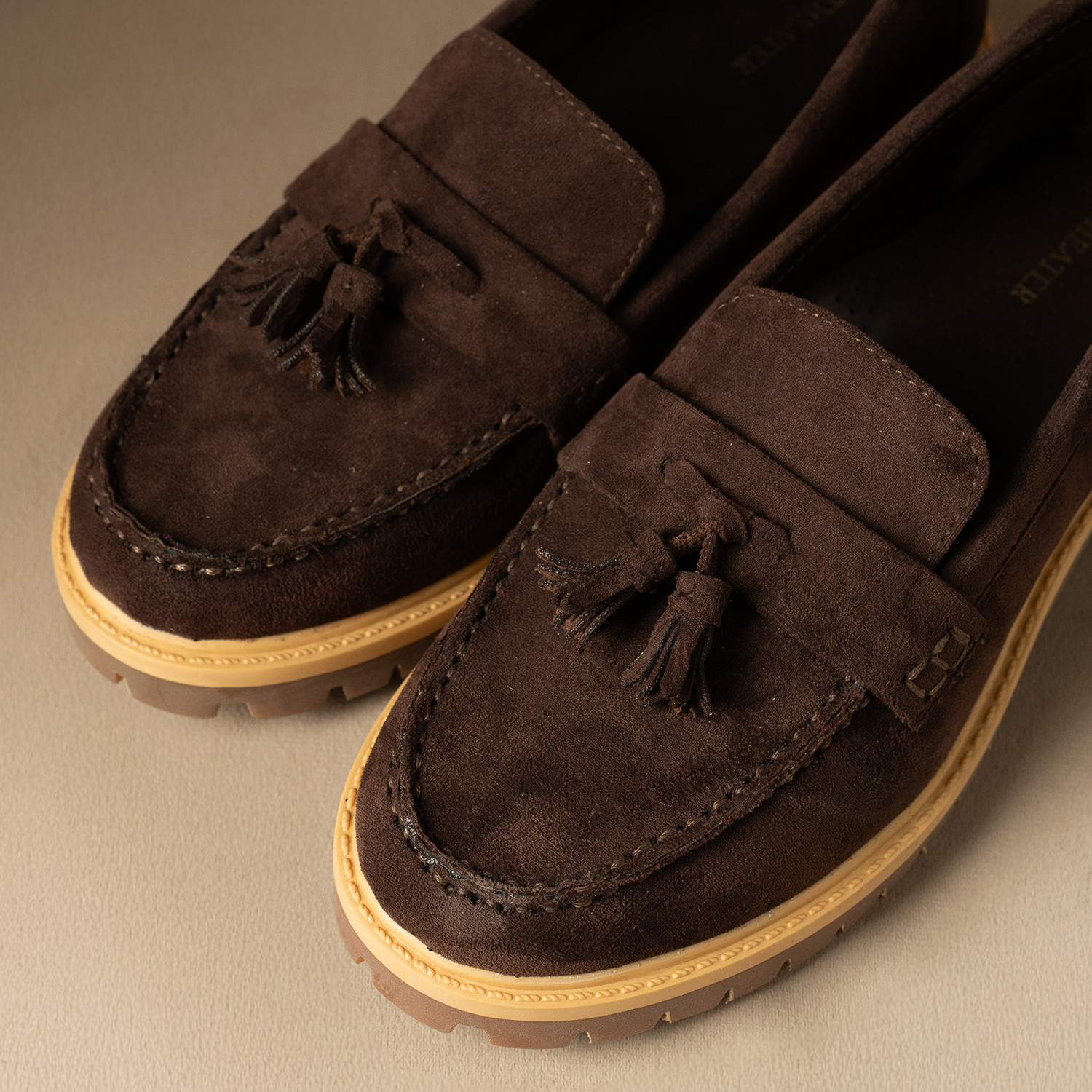 Image of Theater Suede Loafers Loafers For Women