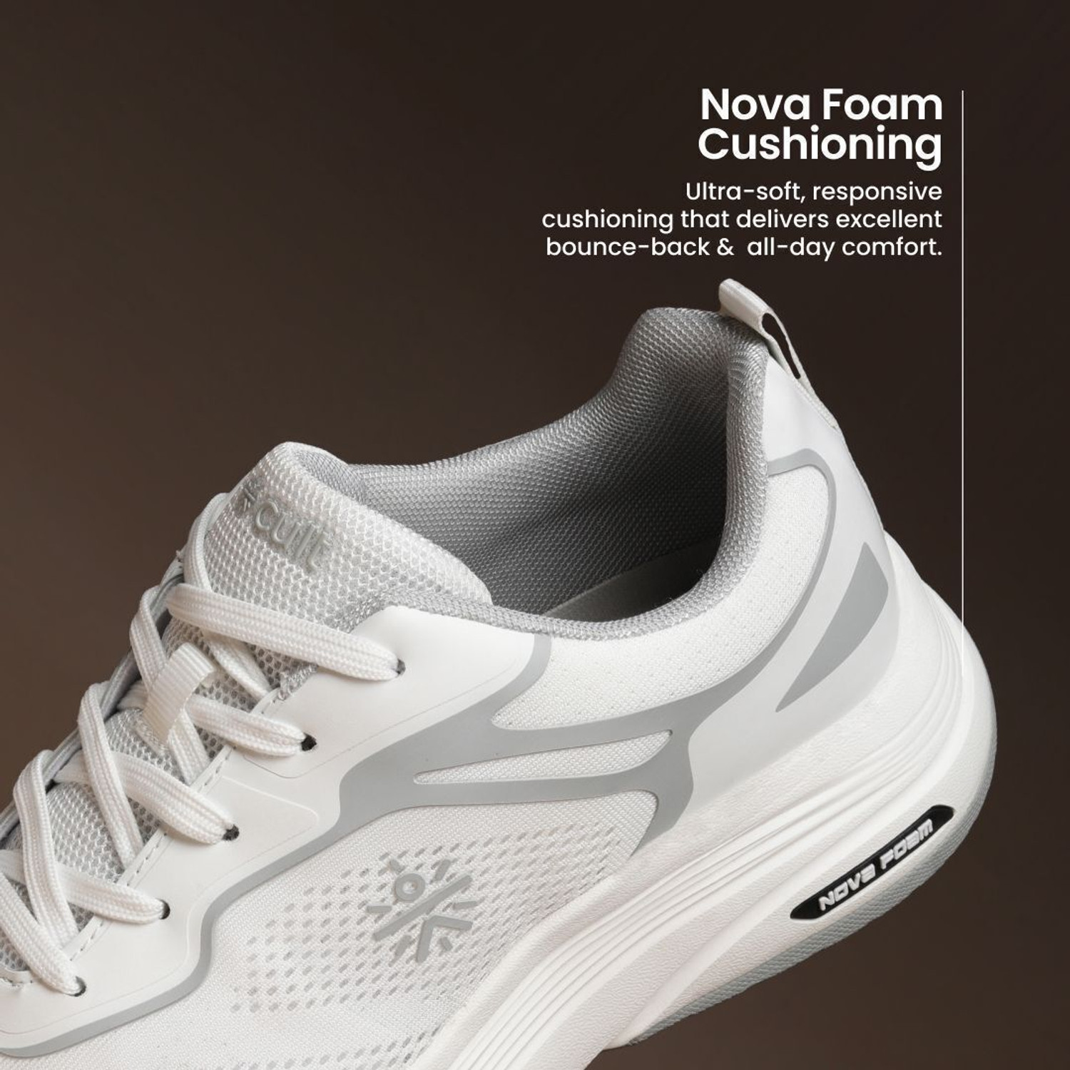 Image of Cult Zyon Running Shoes Breathable Upper Enhanced Cushioning Superior Grip Running Shoes For Men