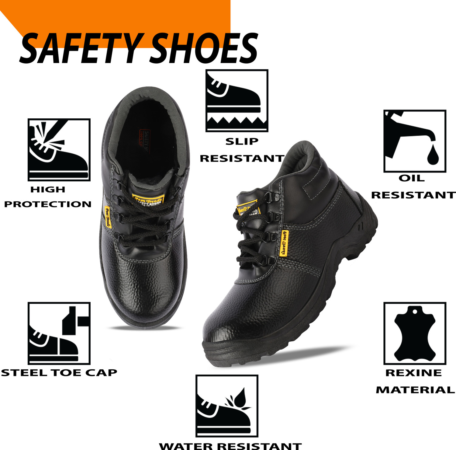 Image of Xellent Steel Toe Synthetic Safety Shoe
