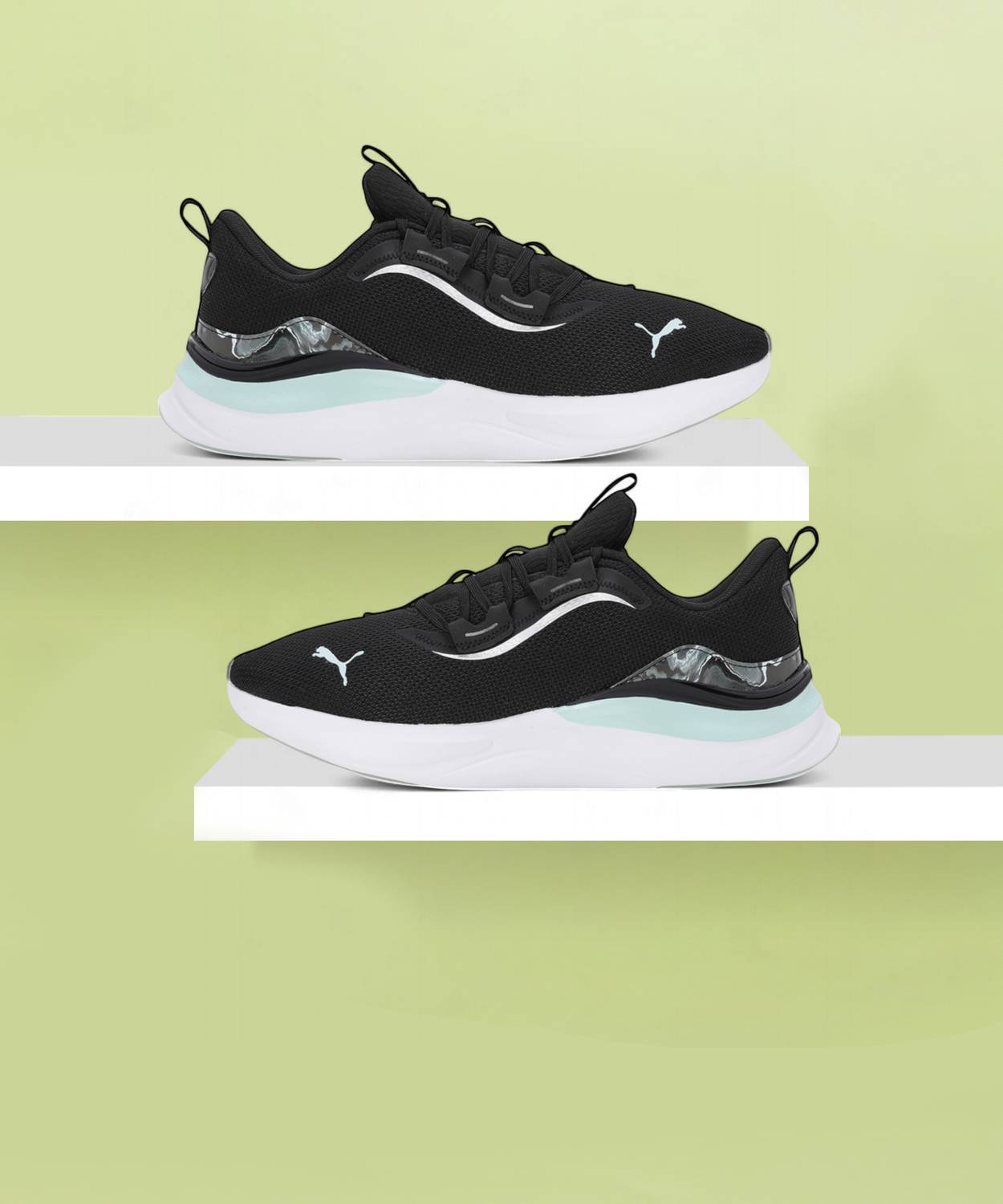 PUMA Softride Harmony Geode Glow Wn s Running Shoes For Women (Bl
