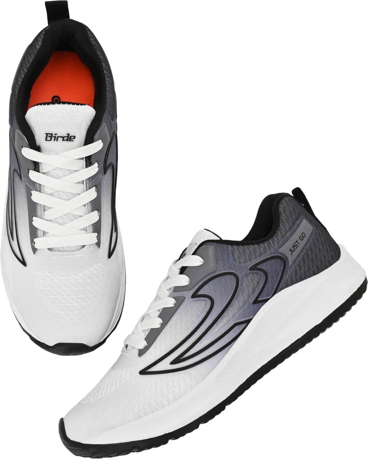 Birde Gray Walking Shoes For Men - Image 4