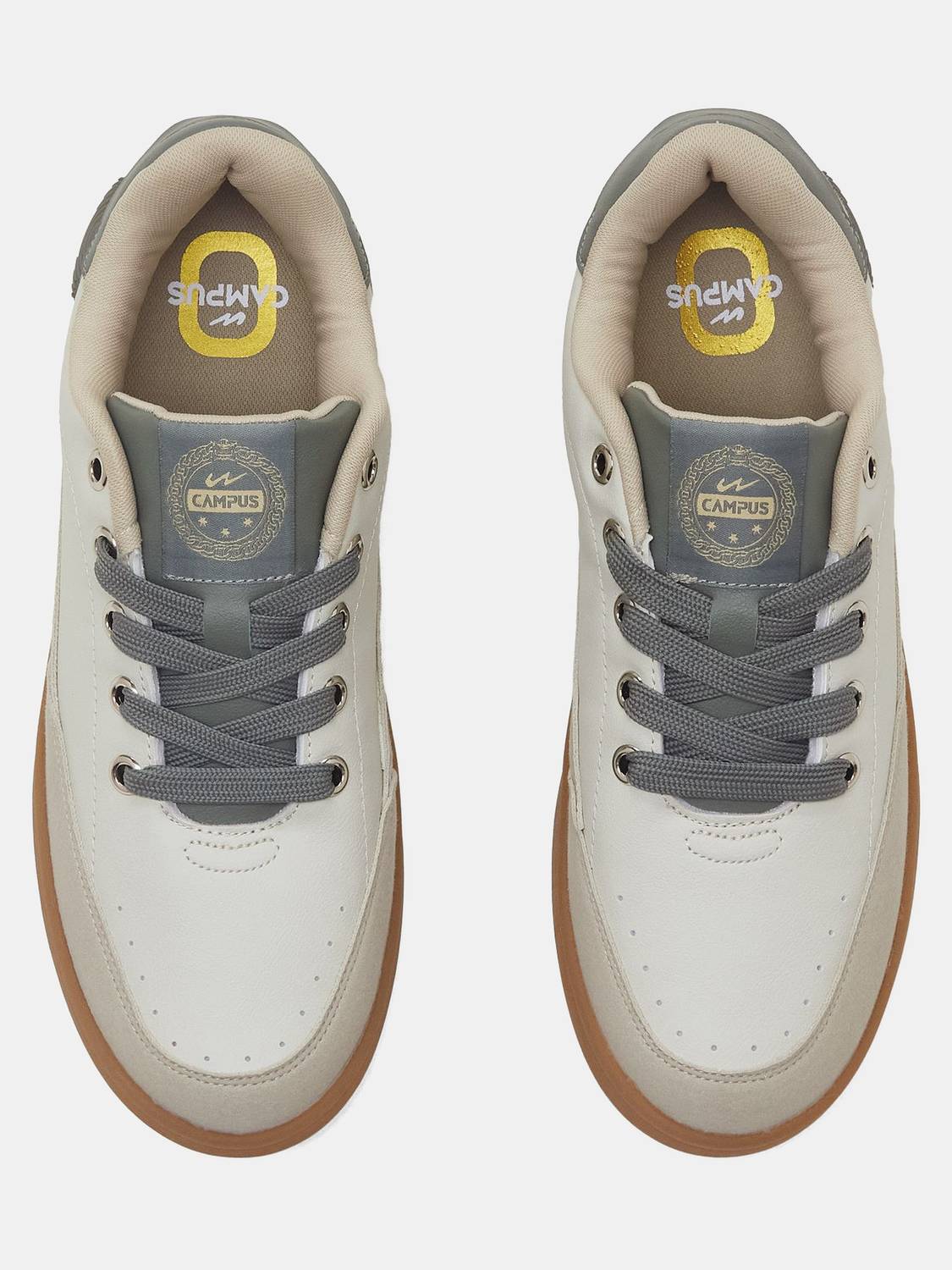 CAMPUS DRIPP White Men's Sneakers - Image 4