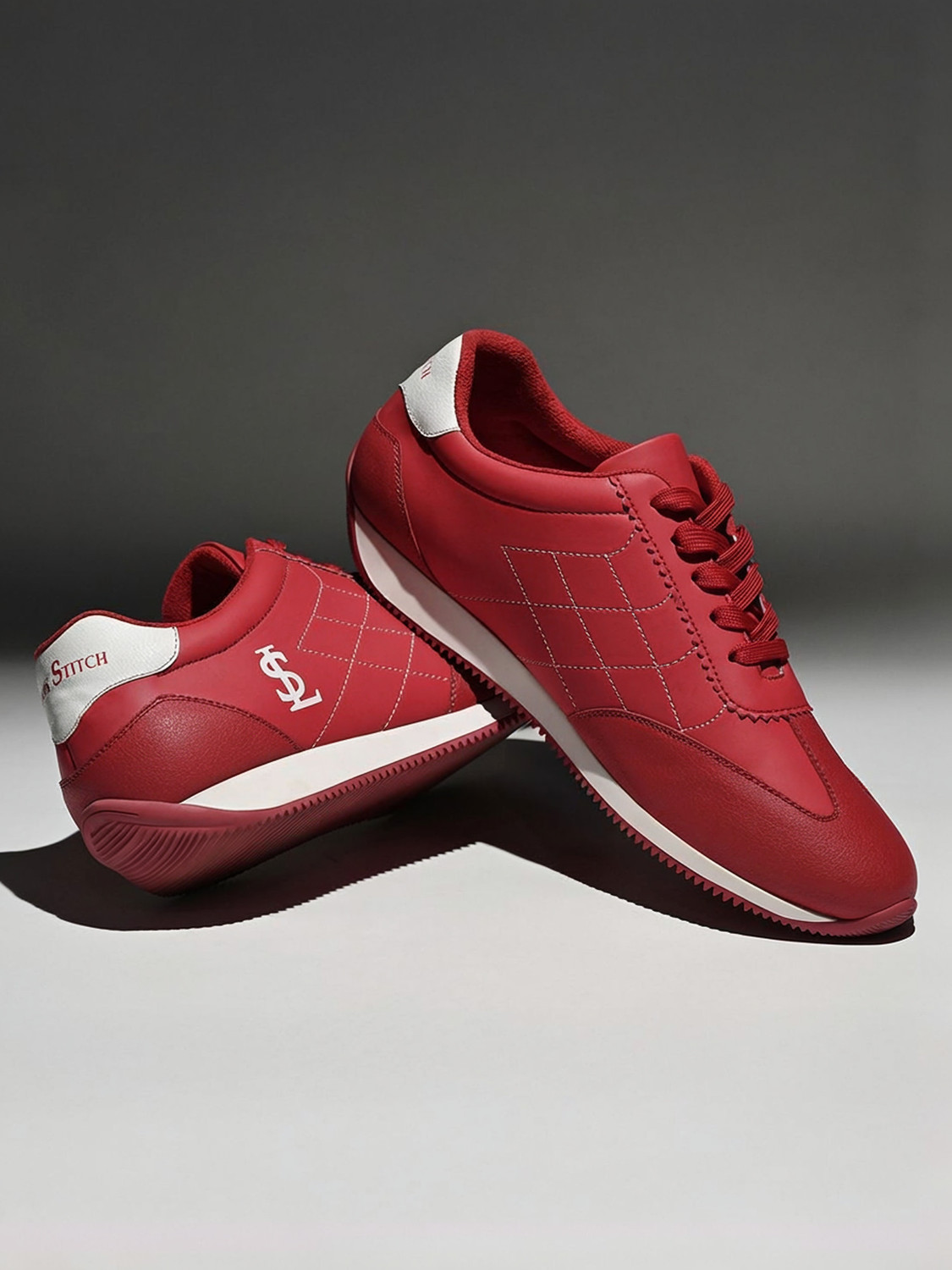 Image of LOUIS STITCH Men's Sneaker, Casual Lightweight Lace-Up Sneakers, UK-8 Sneakers For Men