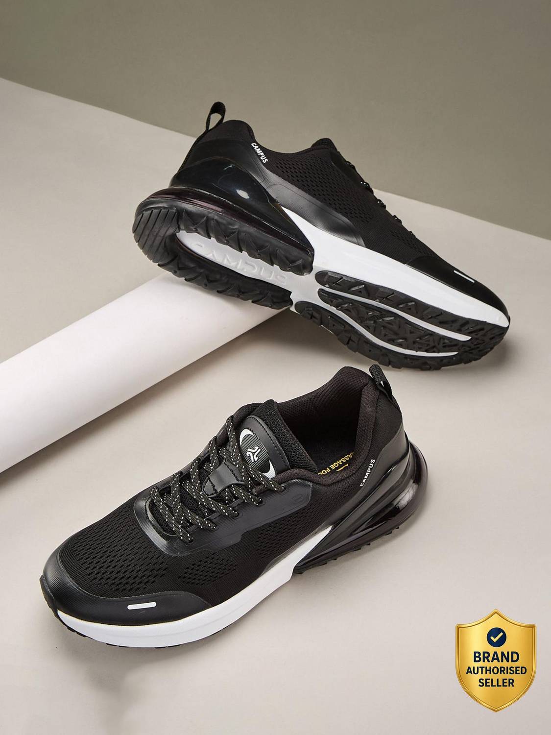 CAMPUS EXTRACT Running Shoes For Men Black - Image 1