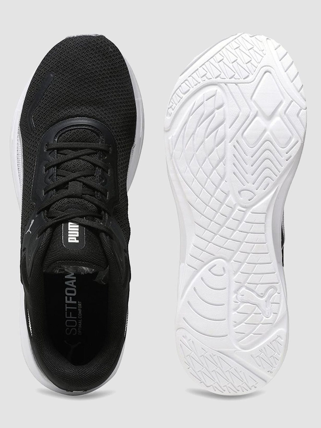 Image of PUMA BlitzFusion Running Shoes For Men (Black, 9)