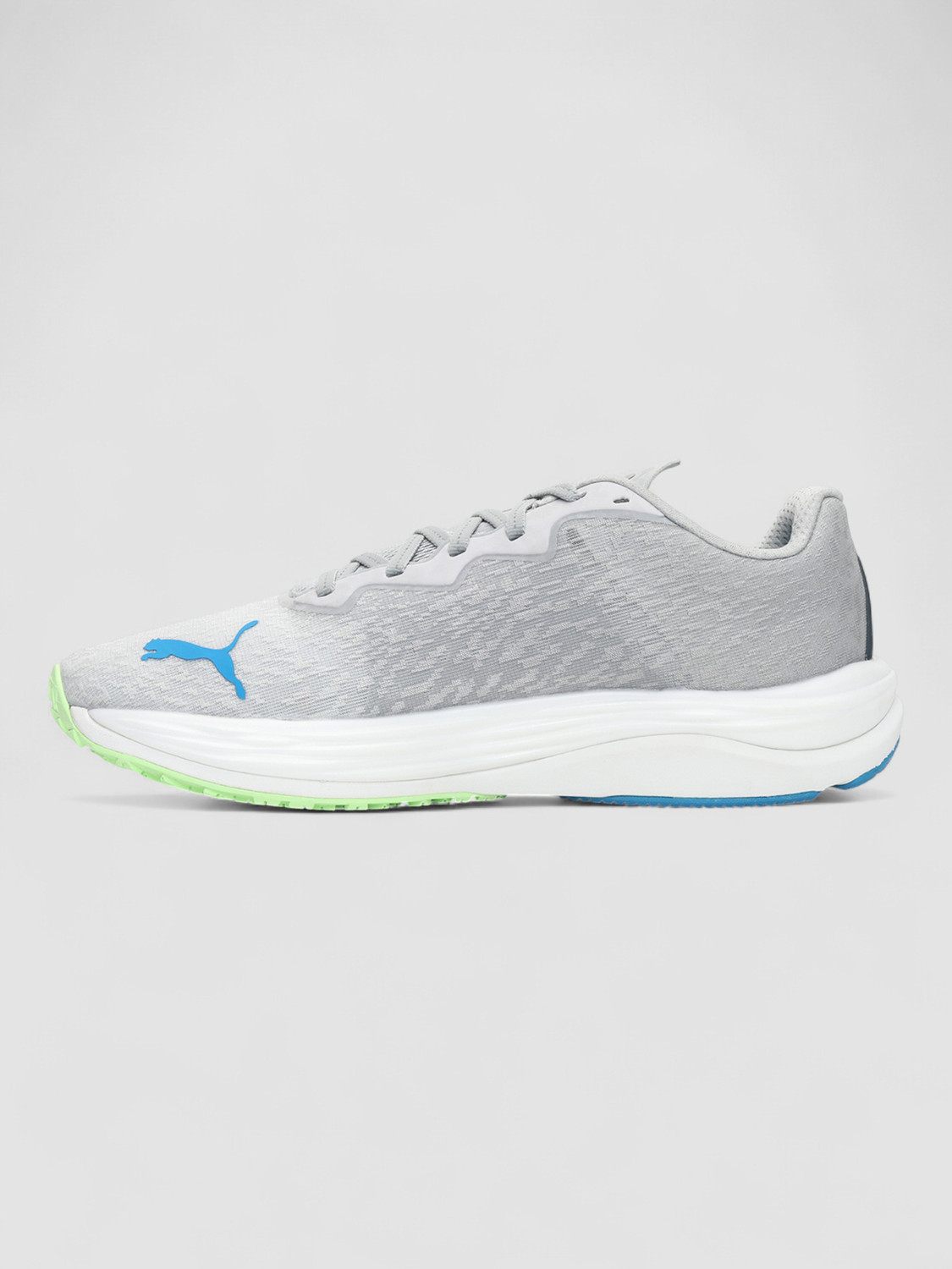Image of PUMA Velocity Nitro 2 Wildwash Running Shoes For Men (Grey, 11)