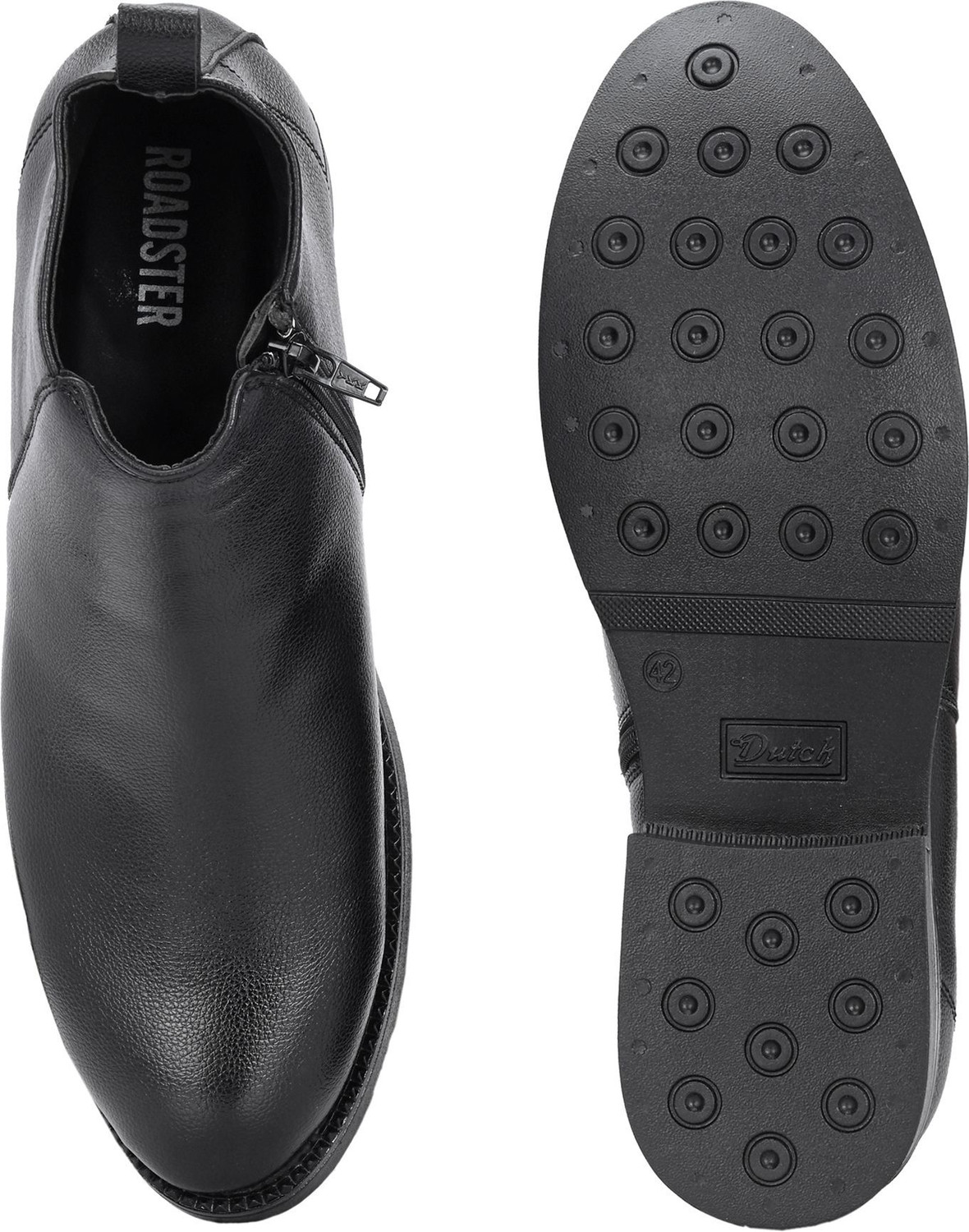 Image of Roadster Men High Top Chelsea Chukka Height Increasing Boots Boots For Men