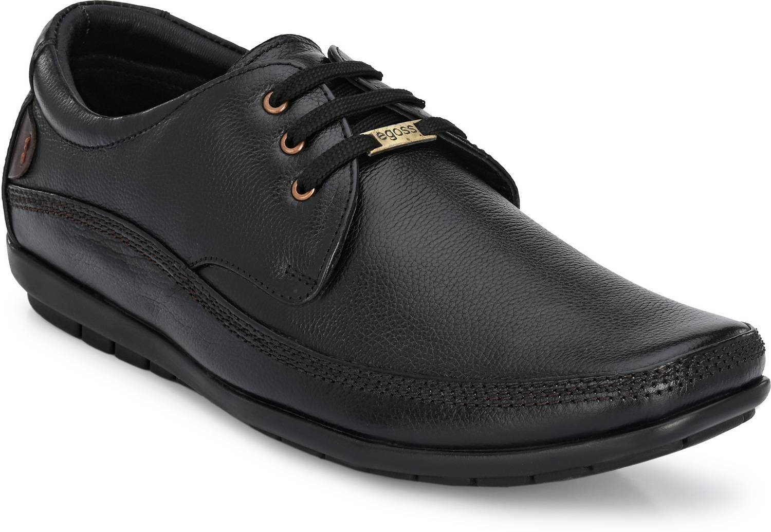 EGOSS Stretch Premium Genuine Leather Slip-On Shoes for Men - Image 2
