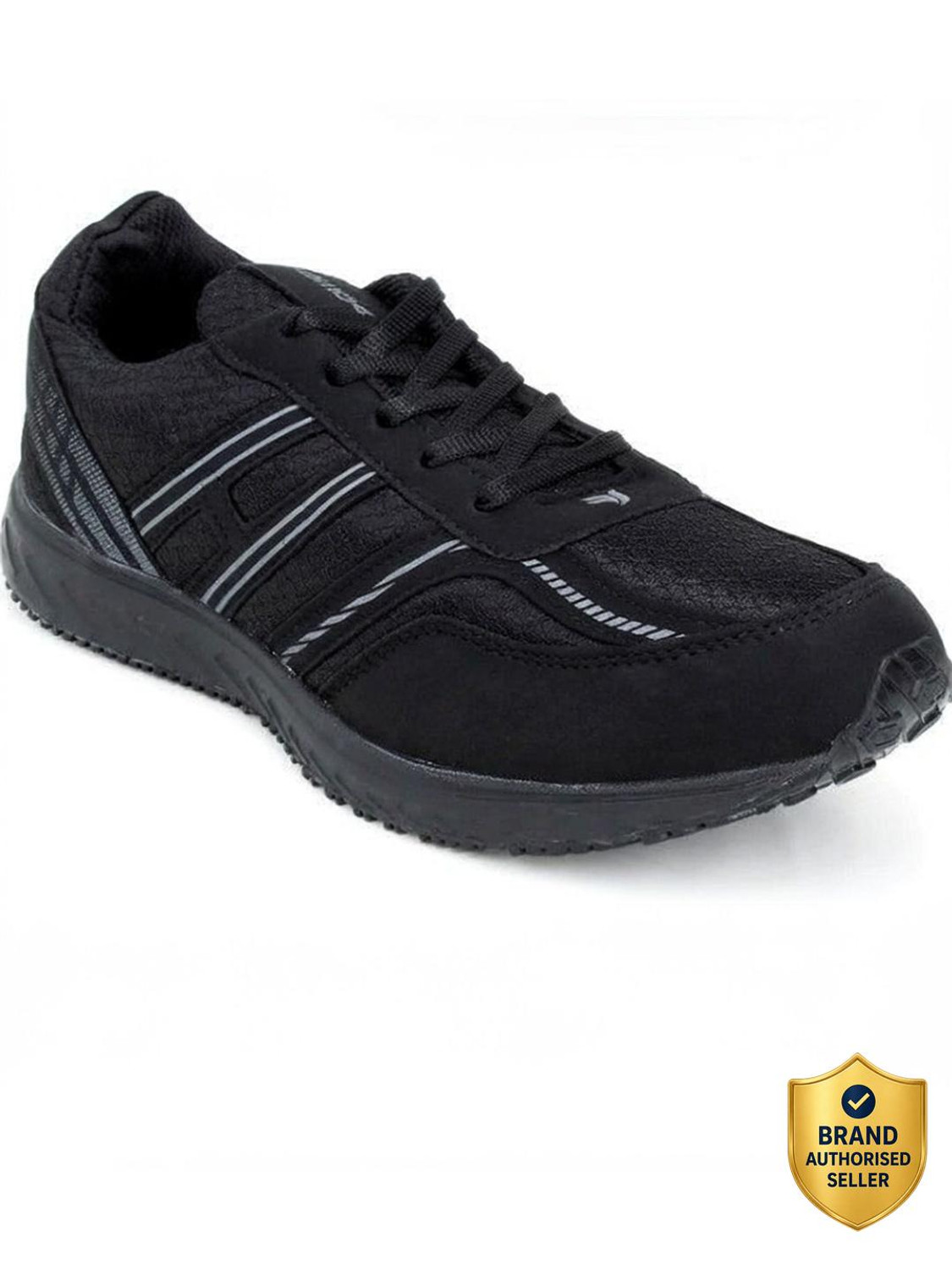 Image of SEGA Original Edge Running Shoes Walking Shoes For Men (Black, 10)