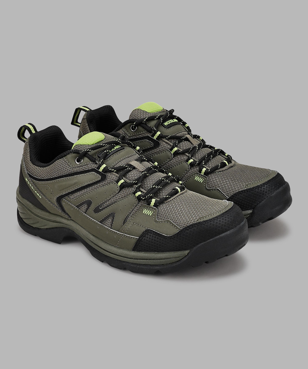 Image of WOODLAND Outdoor Trekking Lightweight Breathable Durable Hiking & Trekking Shoes For Men