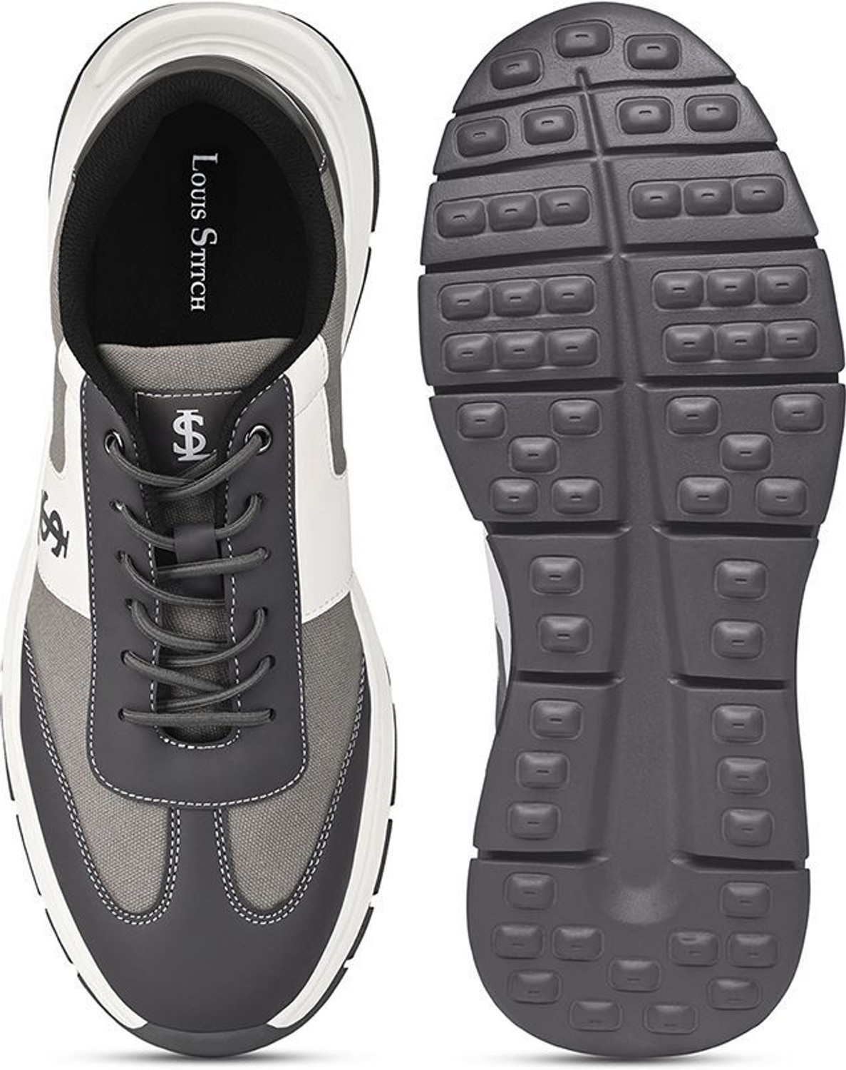 Image of LOUIS STITCH Urban Ash Sneaker Sport Shoes, Casual Sneaker with Elastic Laces, AT-MP Sneakers For Men