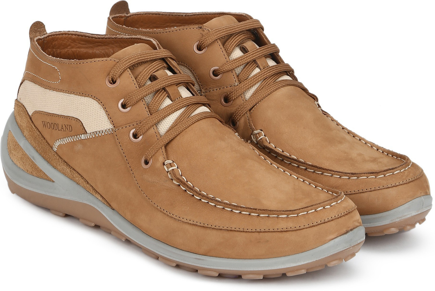 Image of WOODLAND Outdoor Durable Comfortable Everyday High Ankle Boots For Men