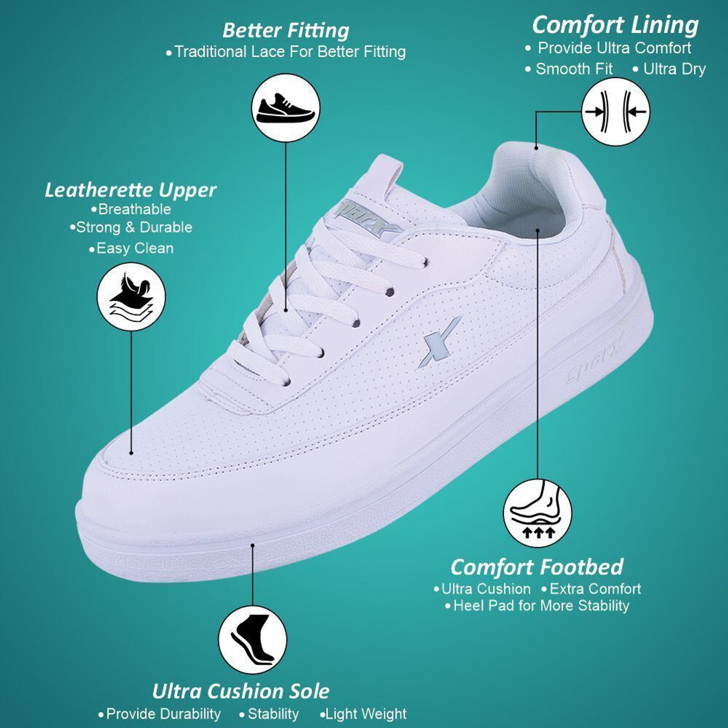 Image of Sparx SM 734 | Stylish, Comfortable | Sneakers For Men