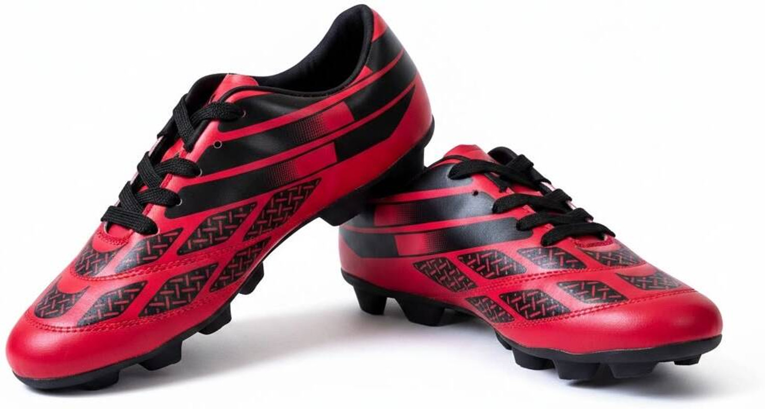 Image of BETWON Football Shoes For Unisex (Black, 6)