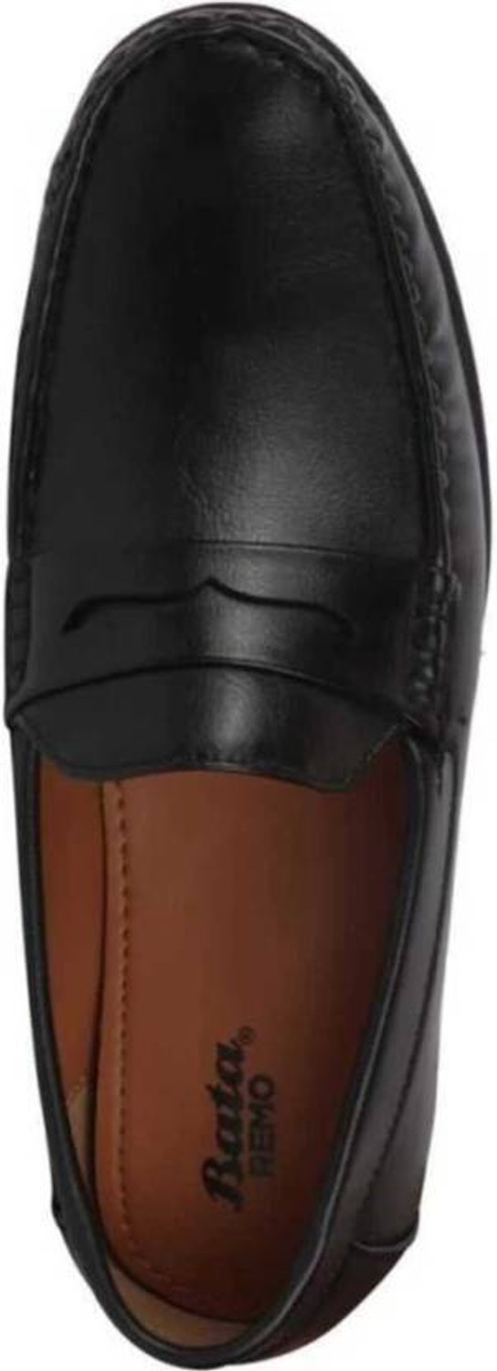 Image of Bata Formal Loffer Shoes Outdoors For Men (Black, 9)