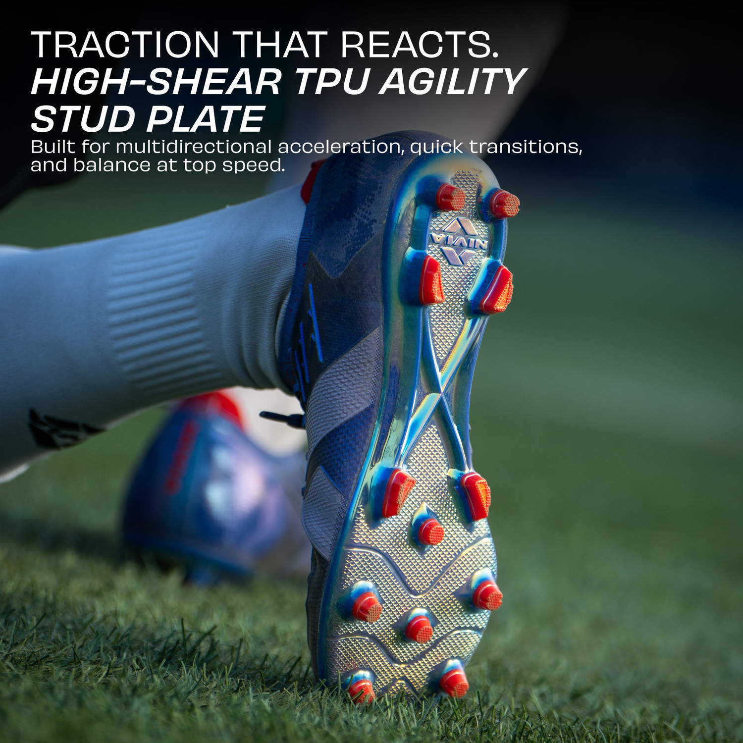 Image of NIVIA Aura Football Studs Football Shoes For Men