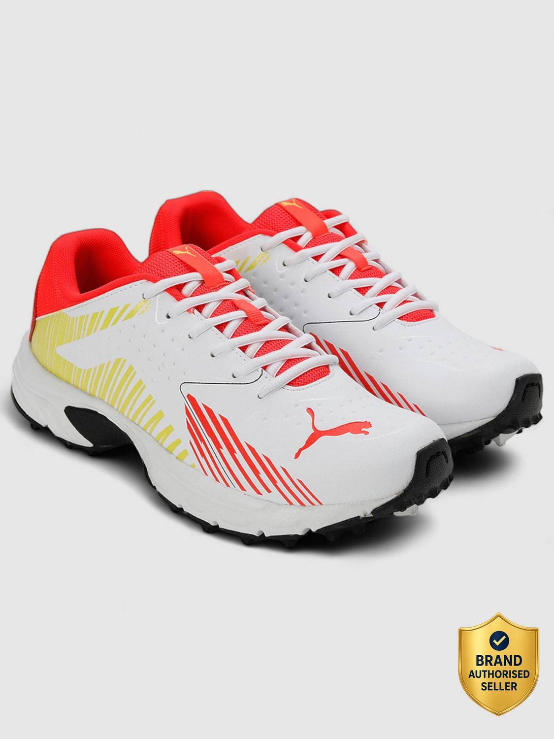 PUMA Cricket Power White Cricket Shoes - Image 1