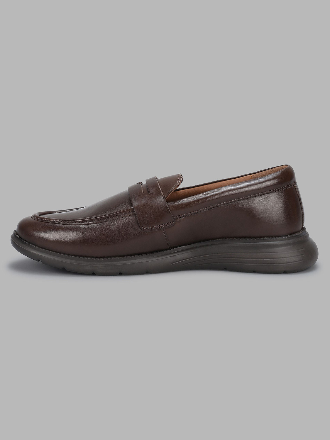 Image of LOUIS PHILIPPE Premium Leather Breathable Light Weight Flat Heel Casual Slip On For Men