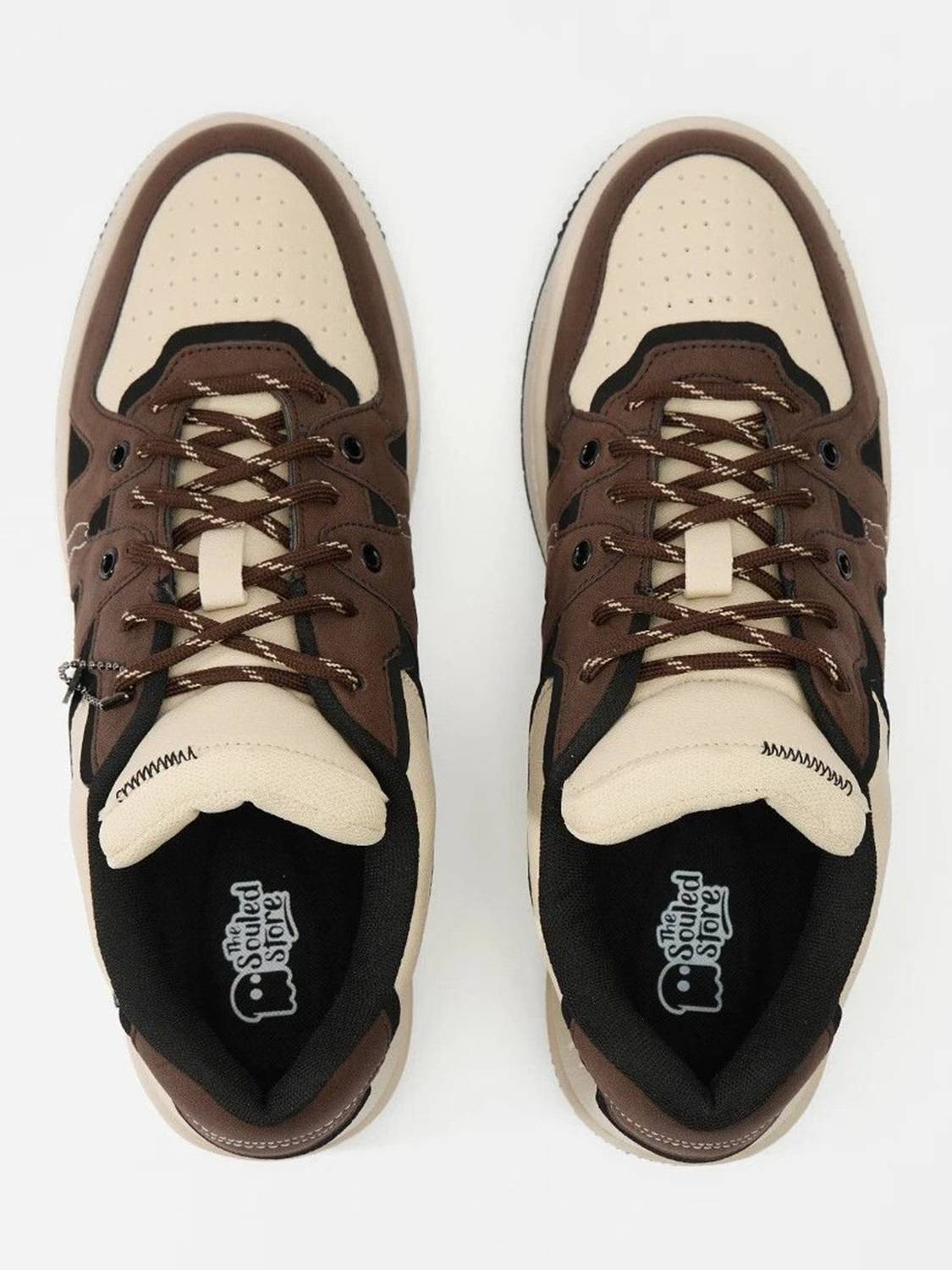 The Souled Store Men's Brown Sneakers - Image 2