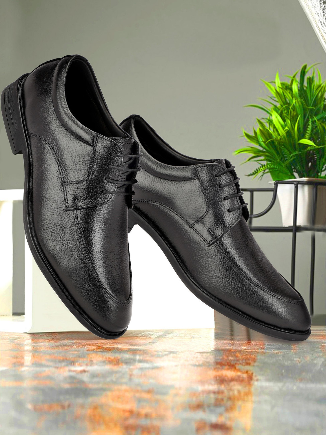 Image of CLAINTEE Rich Quality|100% Pure Genuine Leather Formal Shoe Derby For Men