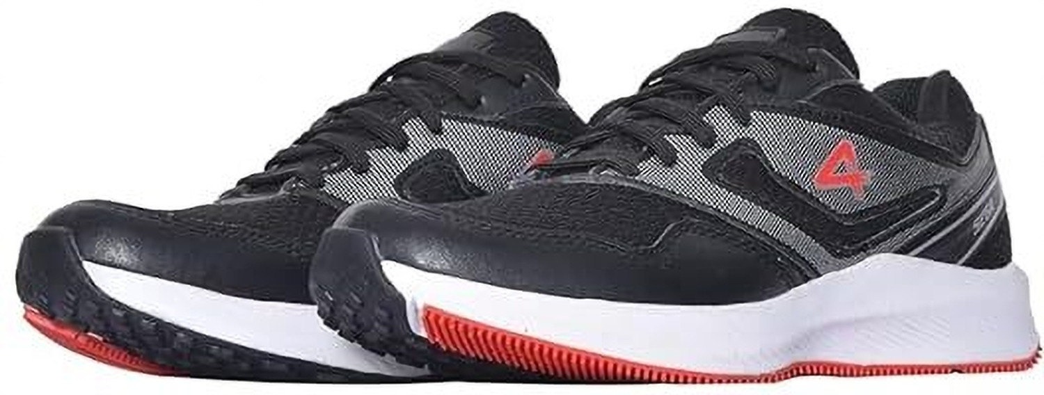 Image of Star Impact Running Shoes for Men - SEGA Comfort(Original) - Red Black Casuals For Men